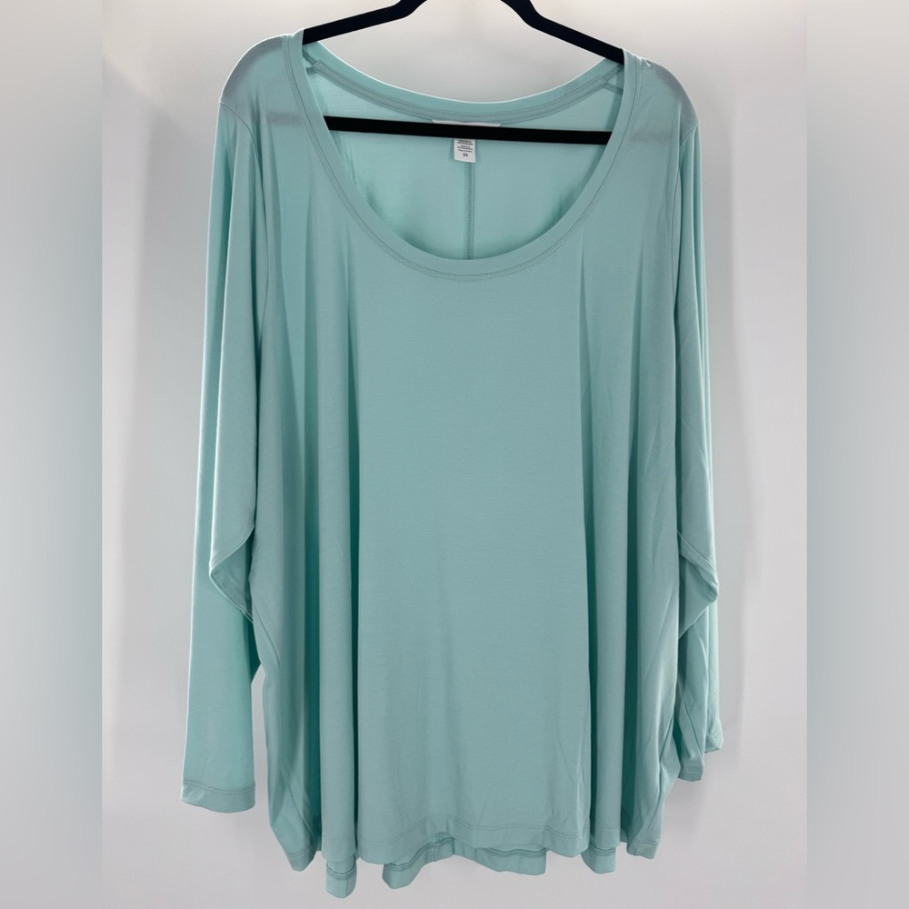 Athleta Light Blue Long Sleeve Top